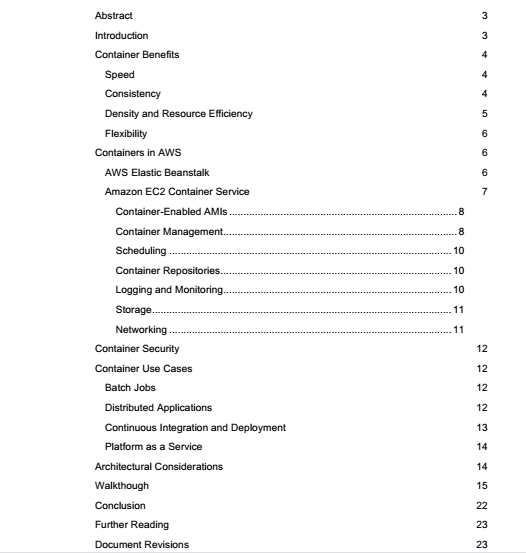Docker on AWS：Running Containers in the Cloud